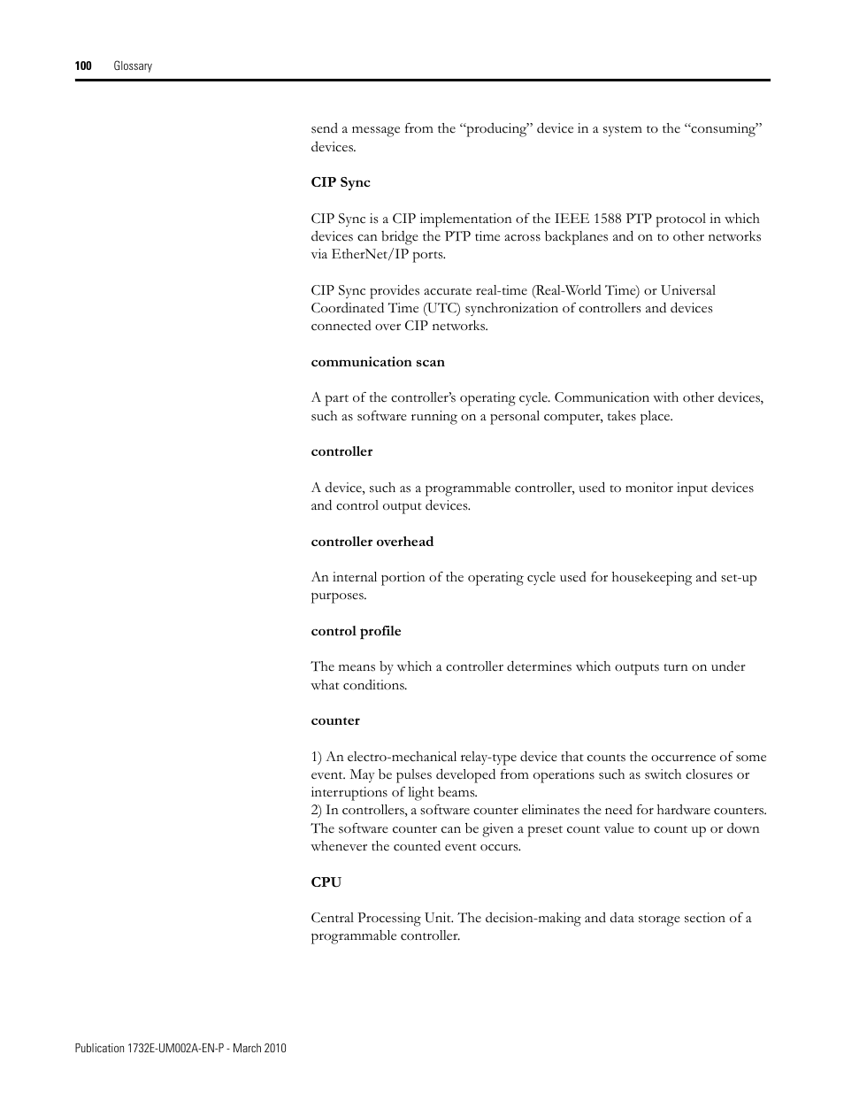 Rockwell Automation 1732E-IB16M12SOEDR EtherNet/IP ArmorBlock supporting Sequence of Events User Manual | Page 108 / 132