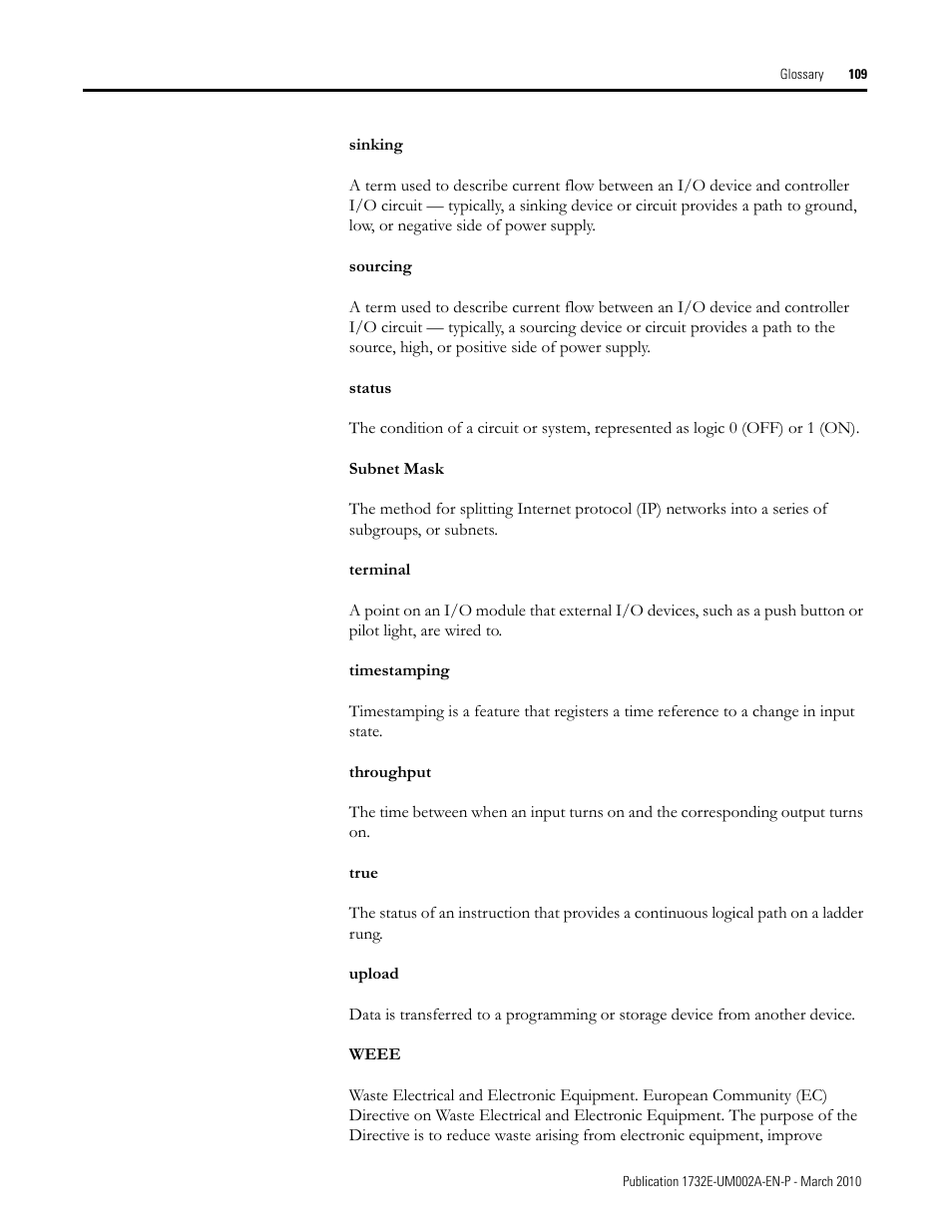 Rockwell Automation 1732E-IB16M12SOEDR EtherNet/IP ArmorBlock supporting Sequence of Events User Manual | Page 117 / 132