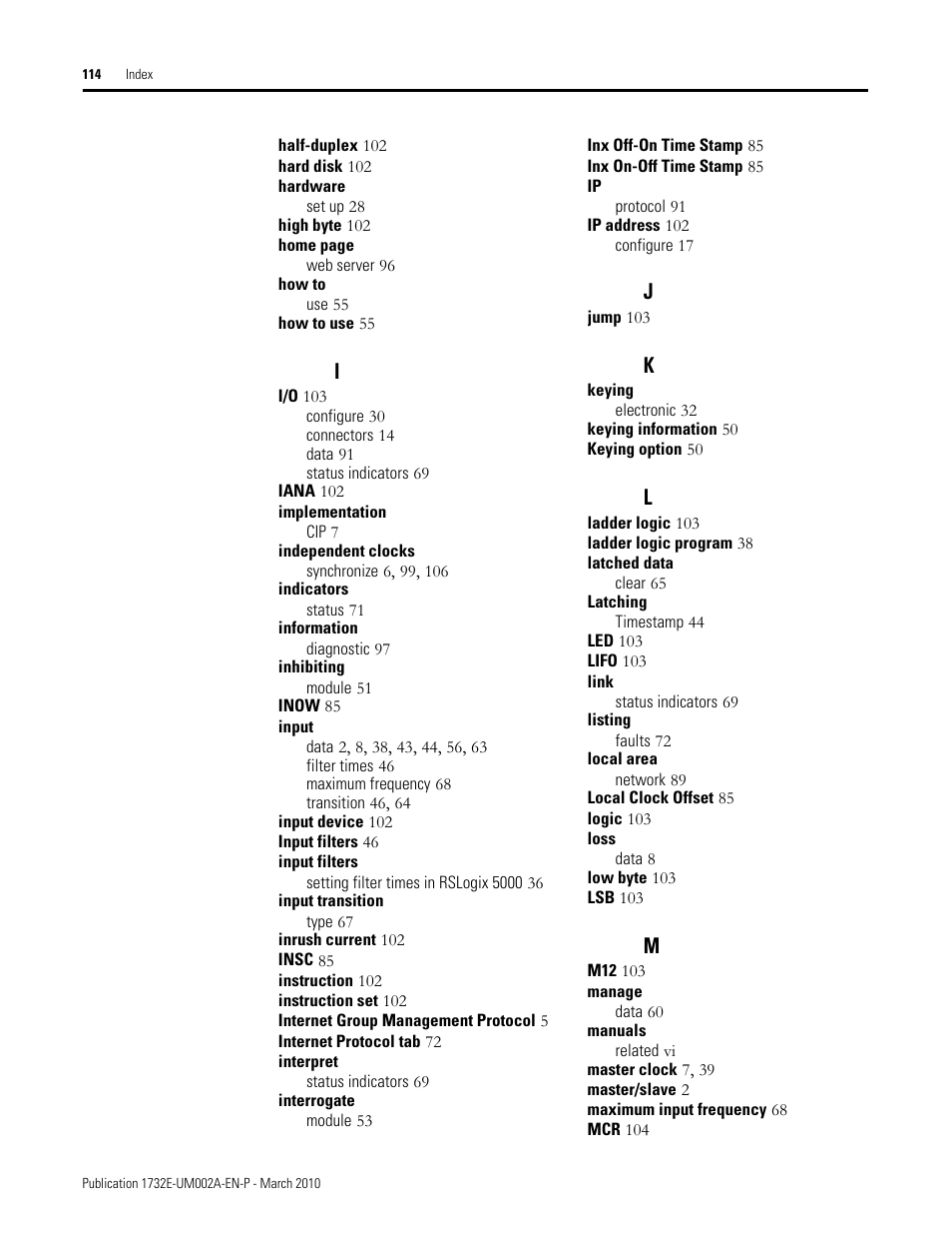 Rockwell Automation 1732E-IB16M12SOEDR EtherNet/IP ArmorBlock supporting Sequence of Events User Manual | Page 122 / 132