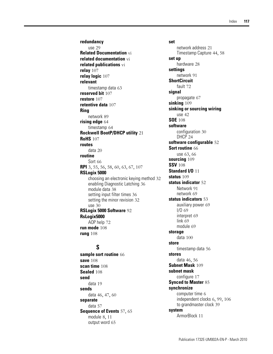 Rockwell Automation 1732E-IB16M12SOEDR EtherNet/IP ArmorBlock supporting Sequence of Events User Manual | Page 125 / 132