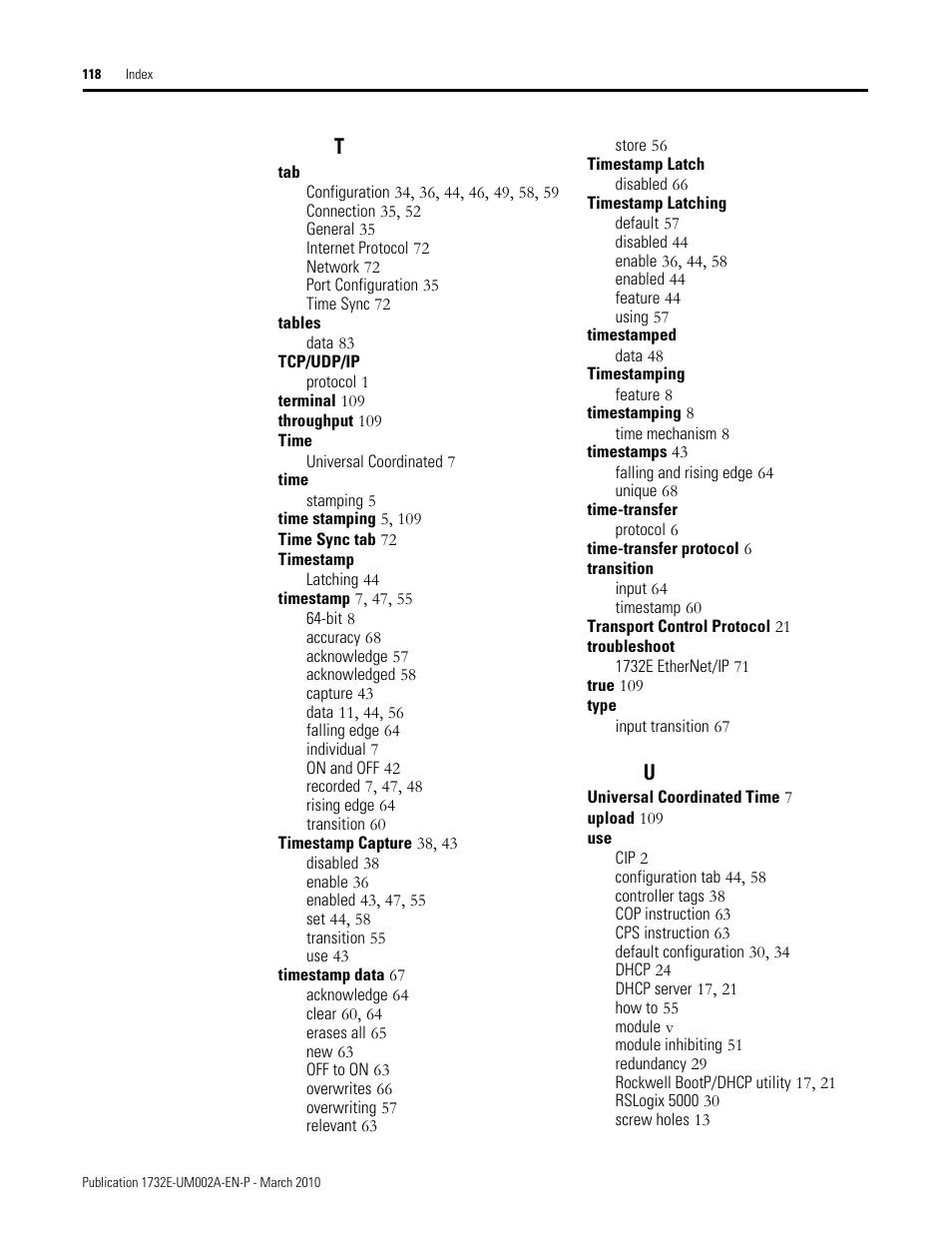 Rockwell Automation 1732E-IB16M12SOEDR EtherNet/IP ArmorBlock supporting Sequence of Events User Manual | Page 126 / 132