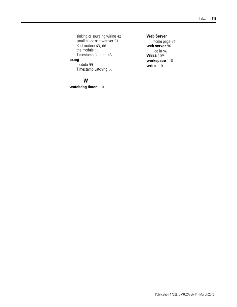 Rockwell Automation 1732E-IB16M12SOEDR EtherNet/IP ArmorBlock supporting Sequence of Events User Manual | Page 127 / 132