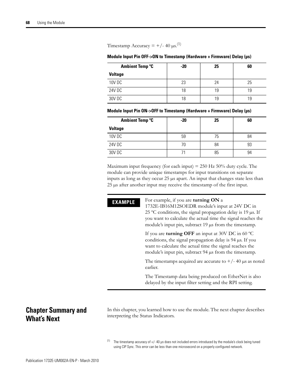 Chapter summary and what’s next | Rockwell Automation 1732E-IB16M12SOEDR EtherNet/IP ArmorBlock supporting Sequence of Events User Manual | Page 76 / 132