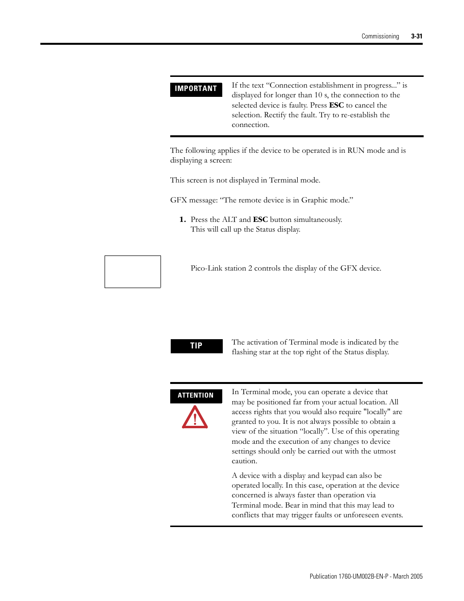 Rockwell Automation 1760-xxxx Pico GFX-70 Controllers User Manual User Manual | Page 109 / 400