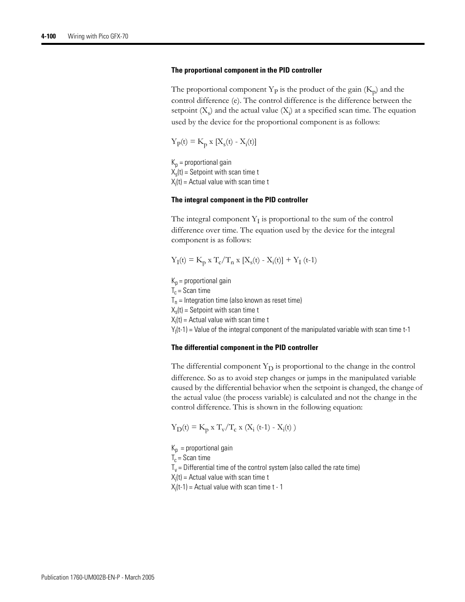 Rockwell Automation 1760-xxxx Pico GFX-70 Controllers User Manual User Manual | Page 210 / 400