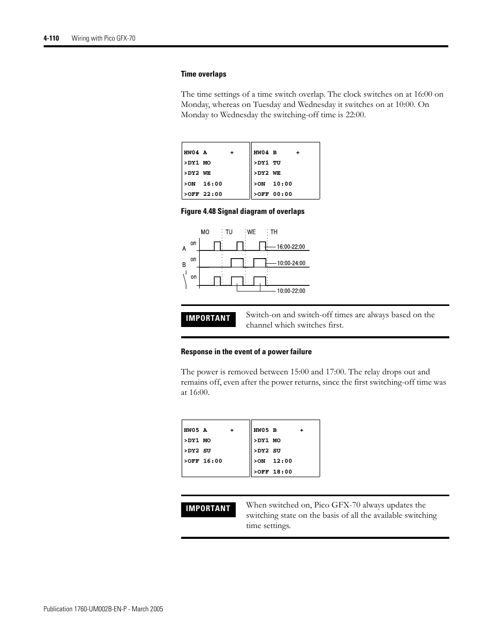 Rockwell Automation 1760-xxxx Pico GFX-70 Controllers User Manual User Manual | Page 220 / 400