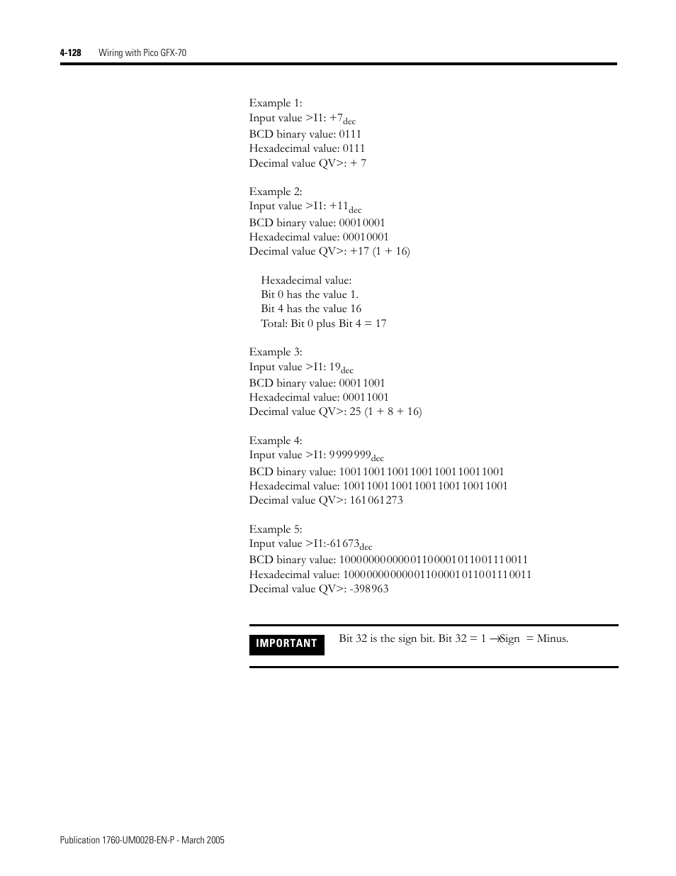 Rockwell Automation 1760-xxxx Pico GFX-70 Controllers User Manual User Manual | Page 238 / 400