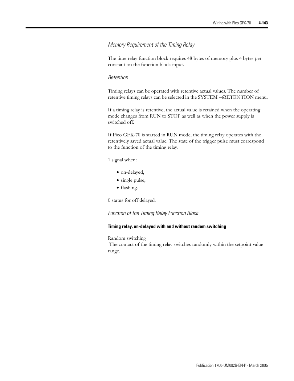 Rockwell Automation 1760-xxxx Pico GFX-70 Controllers User Manual User Manual | Page 253 / 400