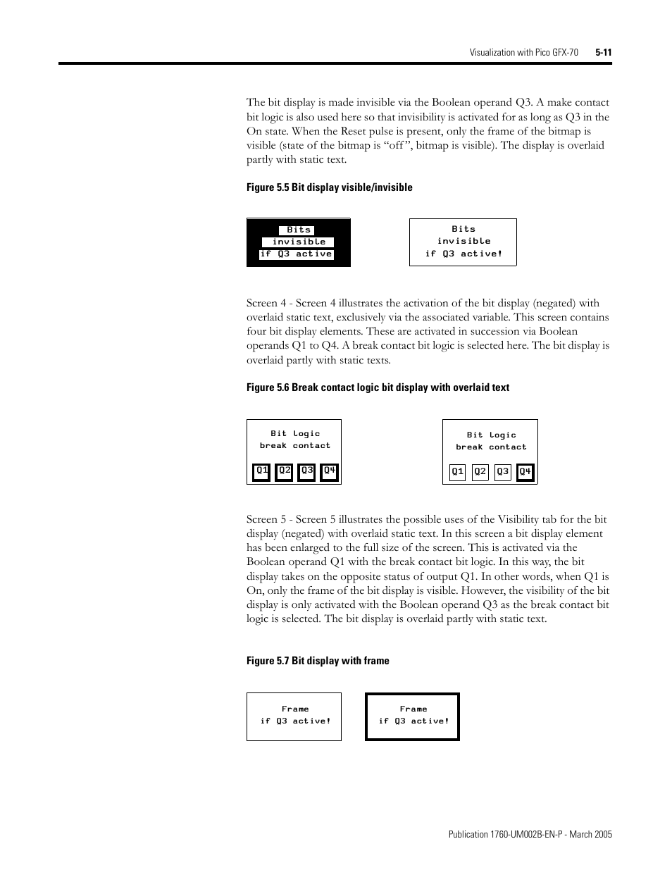 Rockwell Automation 1760-xxxx Pico GFX-70 Controllers User Manual User Manual | Page 279 / 400