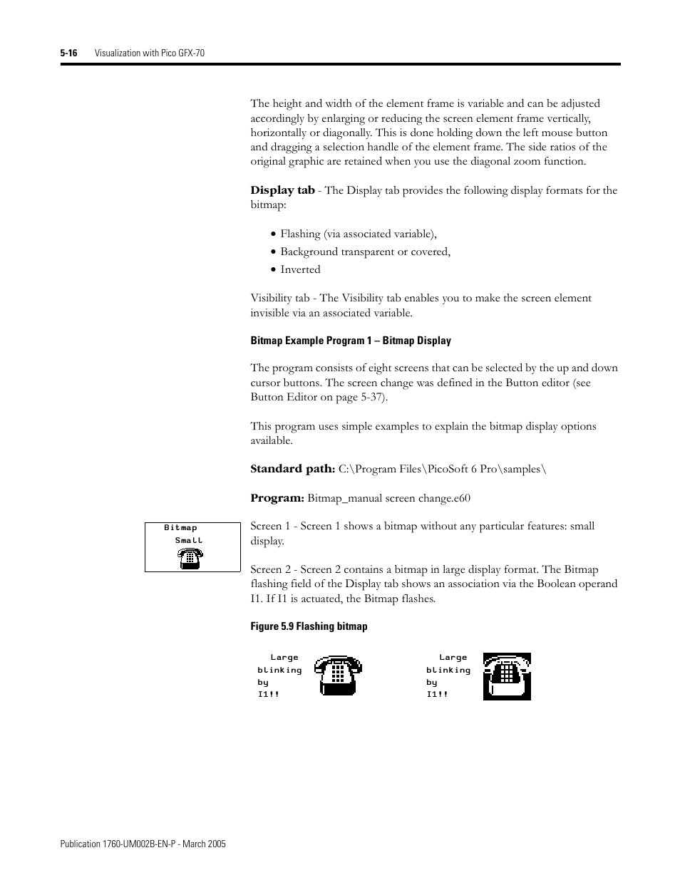 Rockwell Automation 1760-xxxx Pico GFX-70 Controllers User Manual User Manual | Page 284 / 400