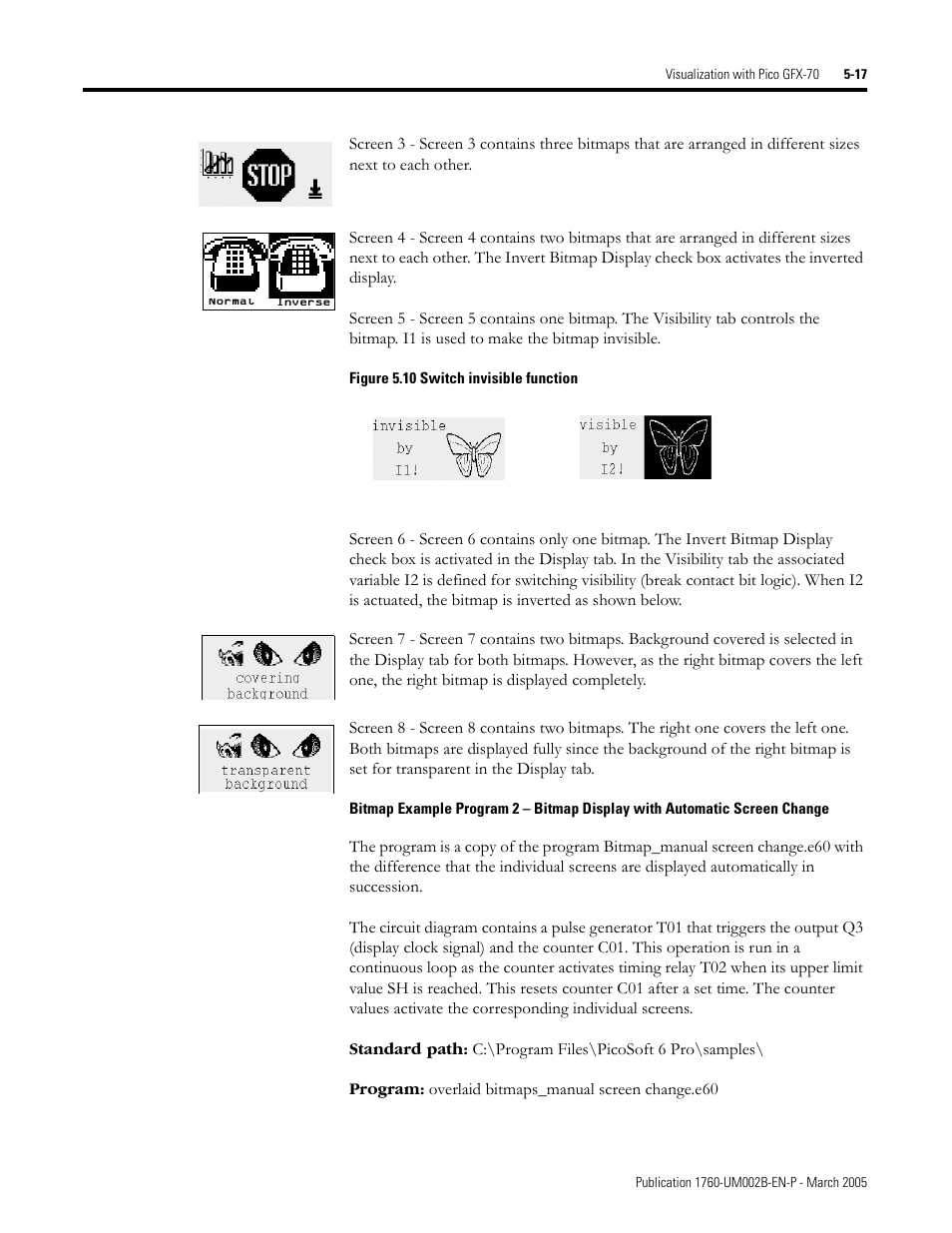Rockwell Automation 1760-xxxx Pico GFX-70 Controllers User Manual User Manual | Page 285 / 400