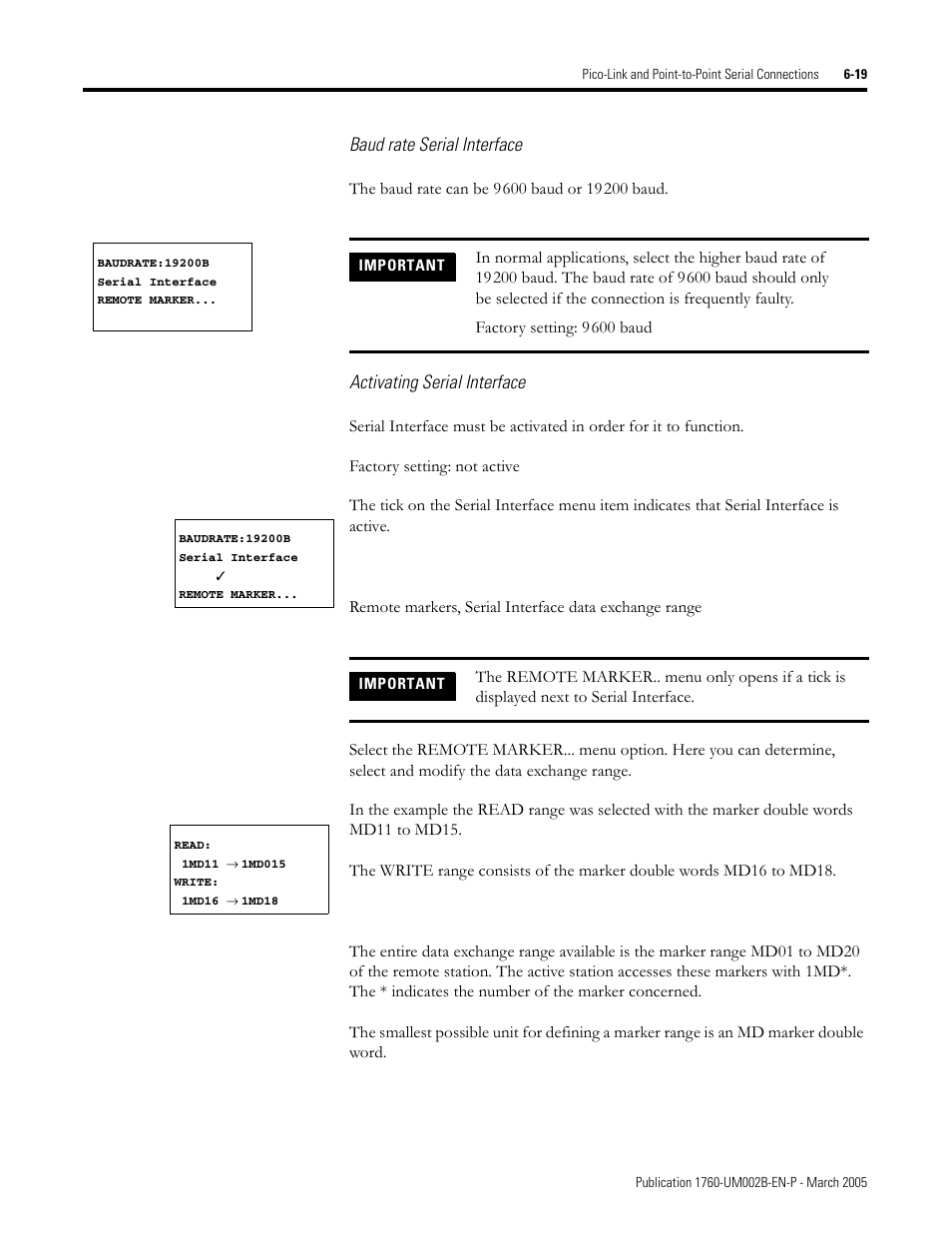 Rockwell Automation 1760-xxxx Pico GFX-70 Controllers User Manual User Manual | Page 325 / 400