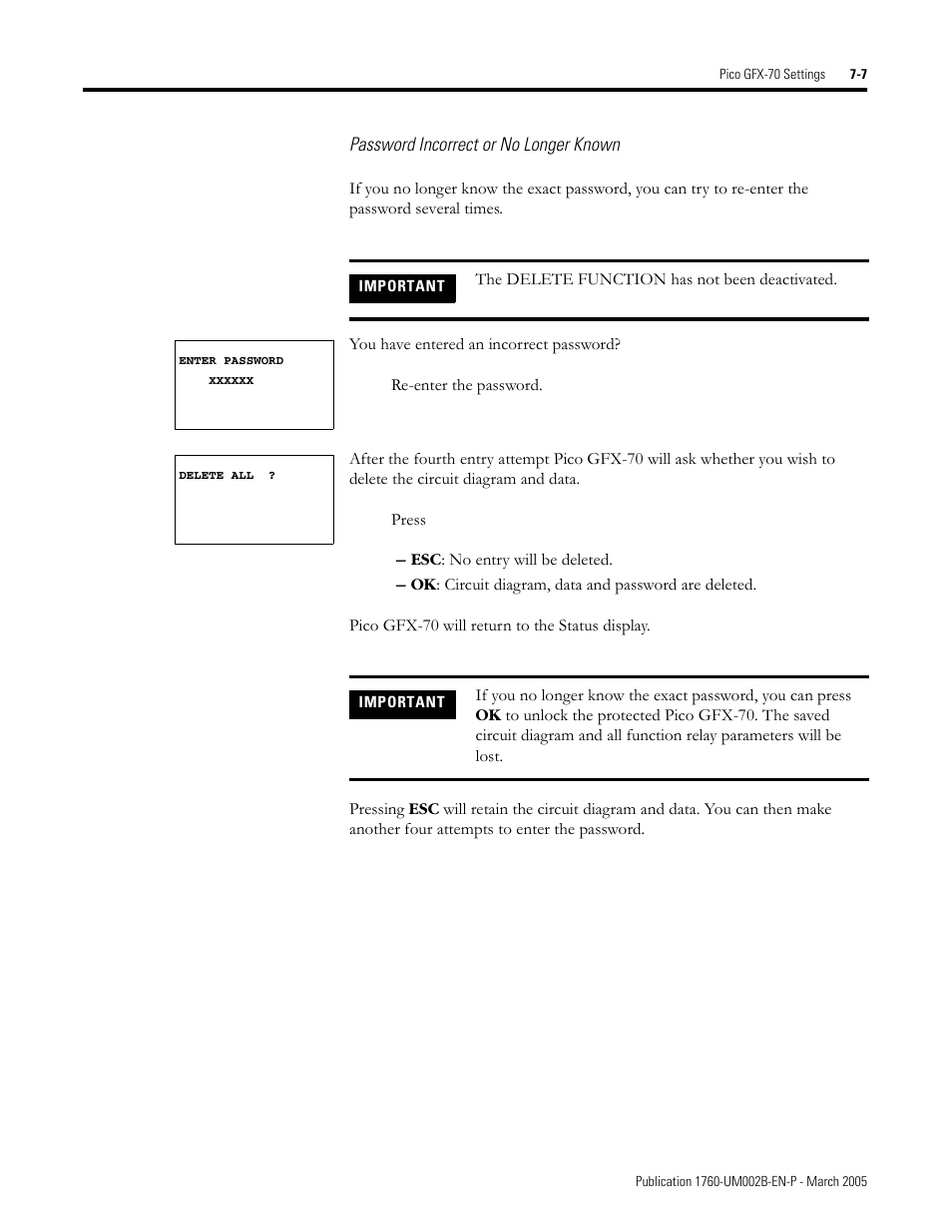 Rockwell Automation 1760-xxxx Pico GFX-70 Controllers User Manual User Manual | Page 335 / 400