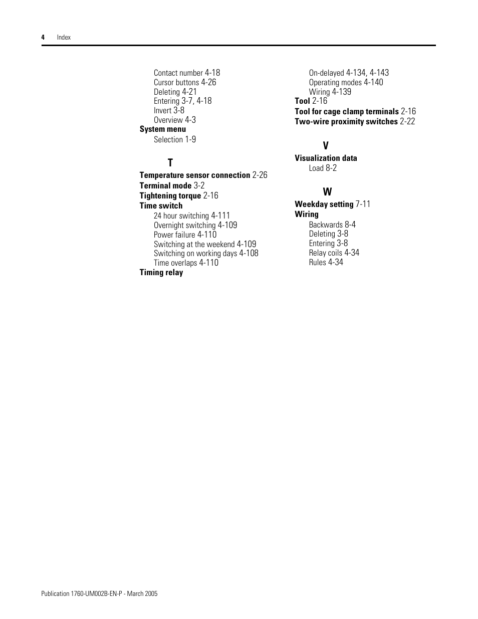 Rockwell Automation 1760-xxxx Pico GFX-70 Controllers User Manual User Manual | Page 398 / 400