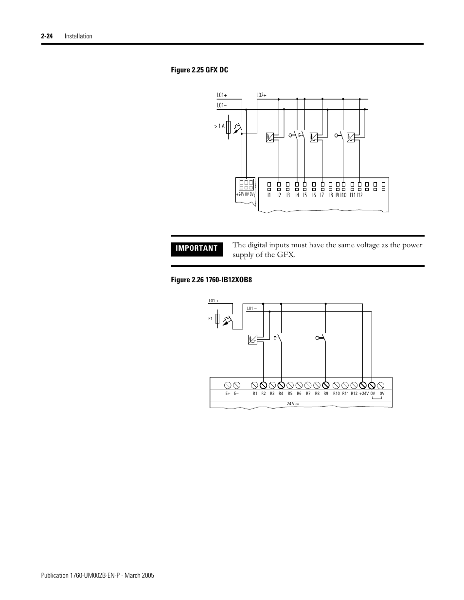 Rockwell Automation 1760-xxxx Pico GFX-70 Controllers User Manual User Manual | Page 58 / 400