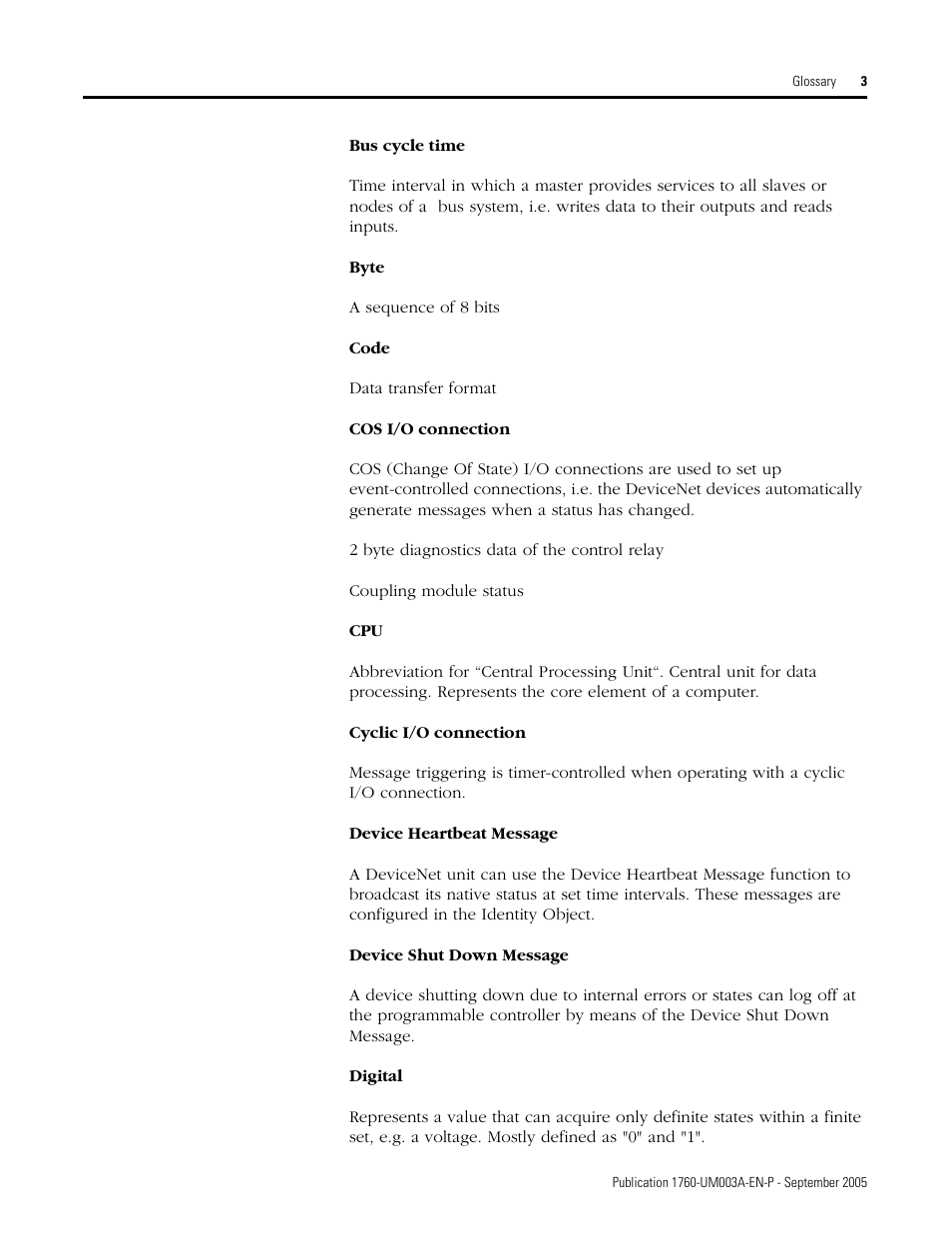 Rockwell Automation 1760-DNET Pico DeviceNet Communications Module User Manual User Manual | Page 155 / 168