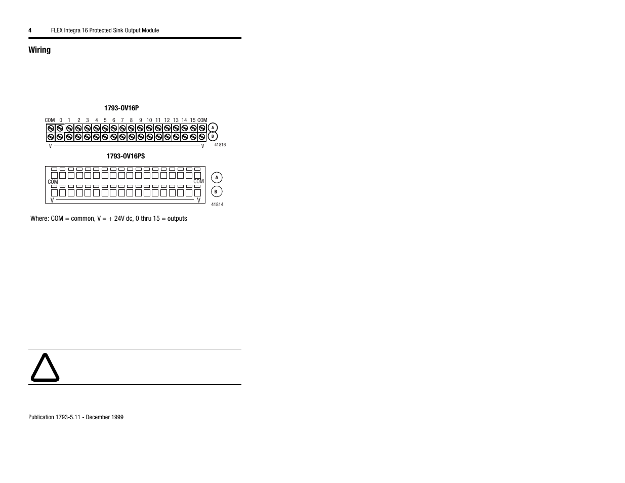 Wiring | Rockwell Automation 1793-OV16 Flex Integra Output Module Install Inst User Manual | Page 4 / 8