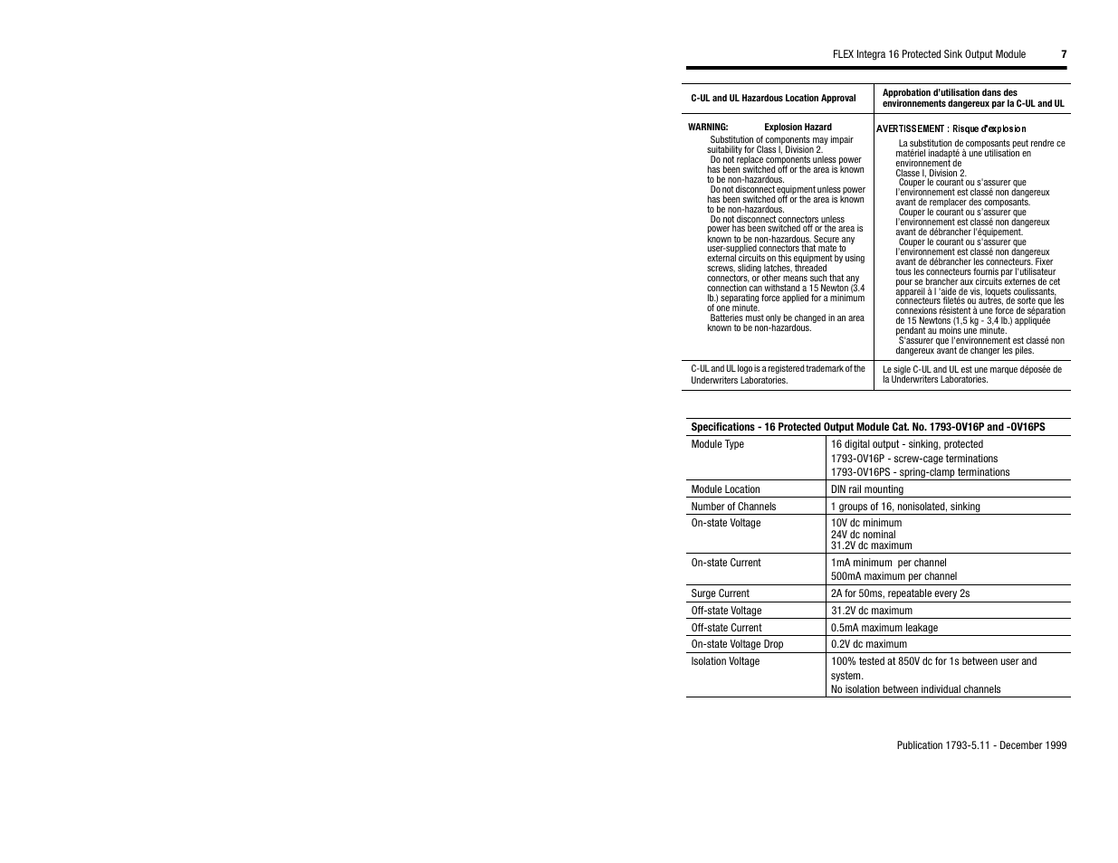 Rockwell Automation 1793-OV16 Flex Integra Output Module Install Inst User Manual | Page 7 / 8