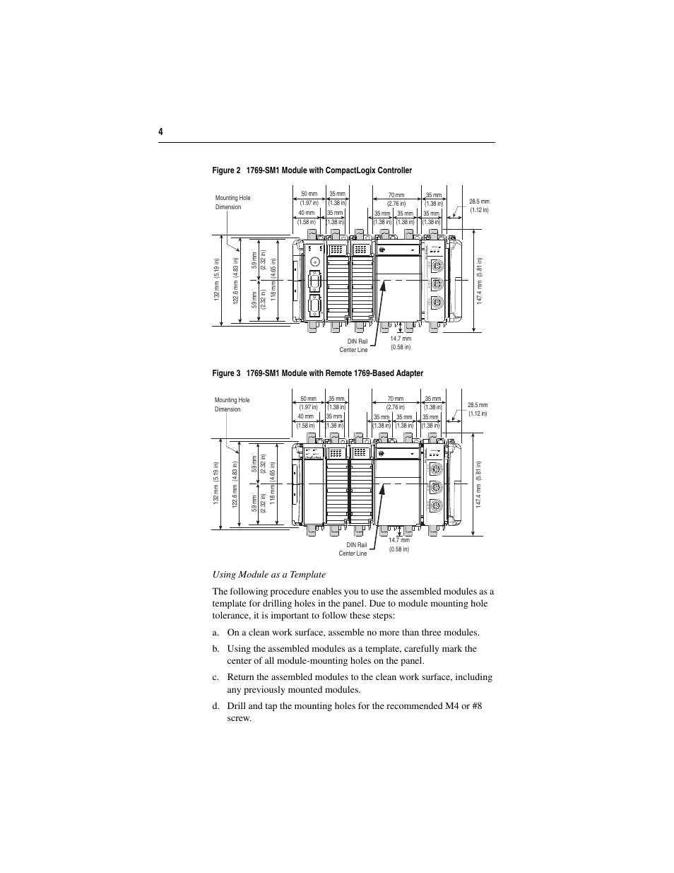 Rockwell Automation 1769-SM1 Compact I/O-to-DPI/SCANport Network Communication Module User Manual | Page 4 / 8