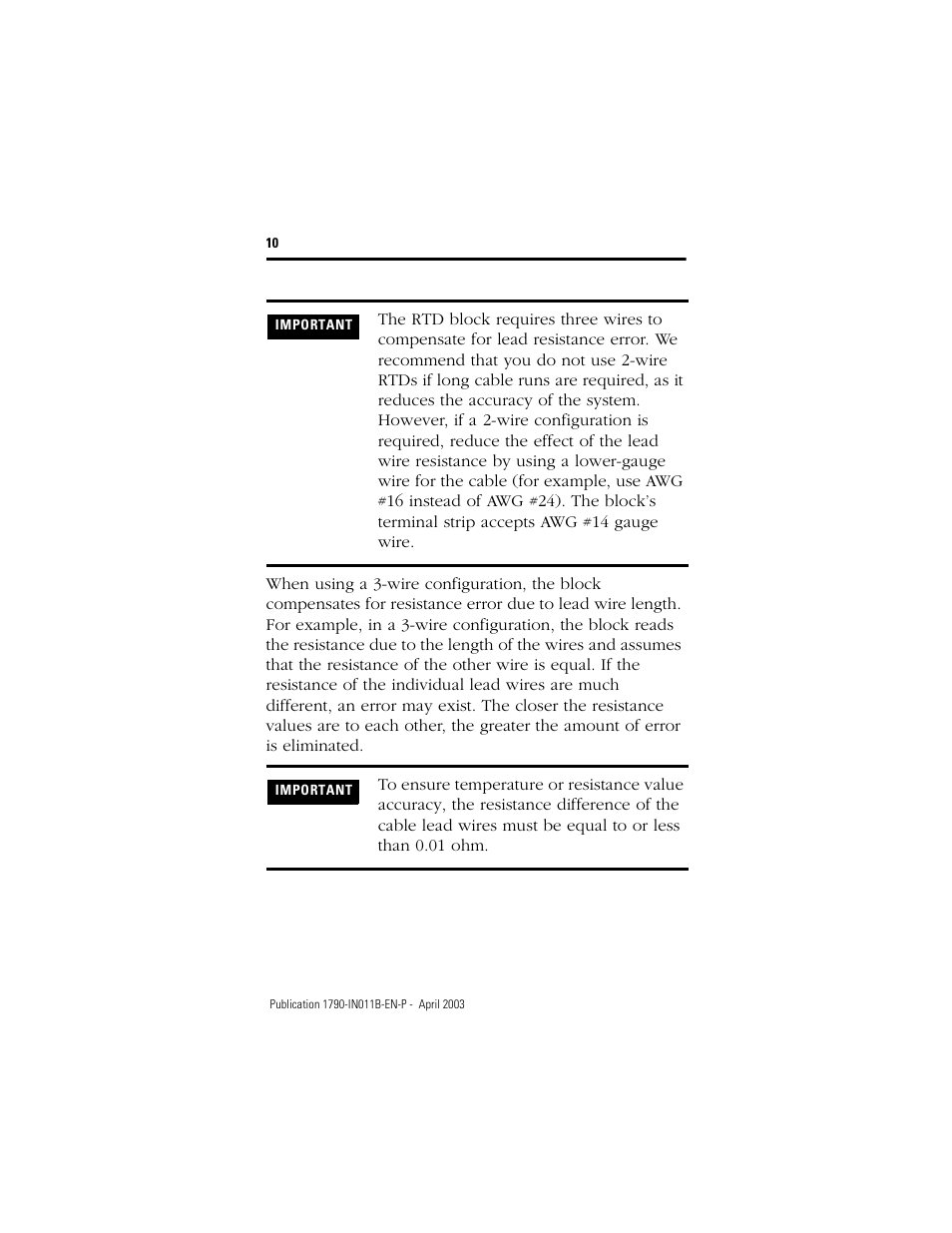 Rockwell Automation 1790-XXXX CompactBlock LDX I/O DeviceNet RTD and Thermocouple User Manual | Page 10 / 24
