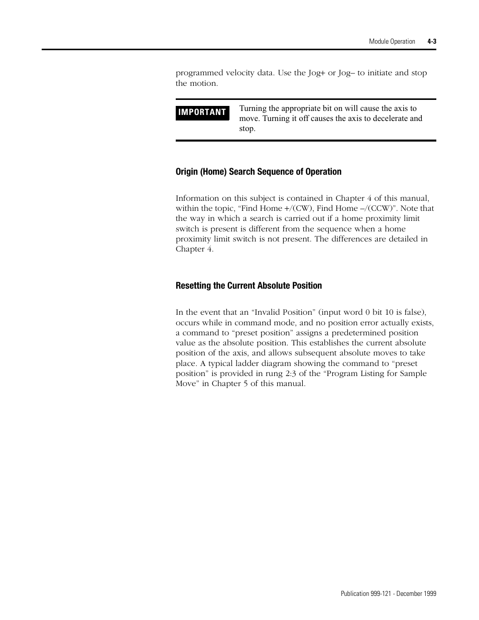 Rockwell Automation 1746-HSTP1 Stepper Controller Module/ User Manual User Manual | Page 34 / 82