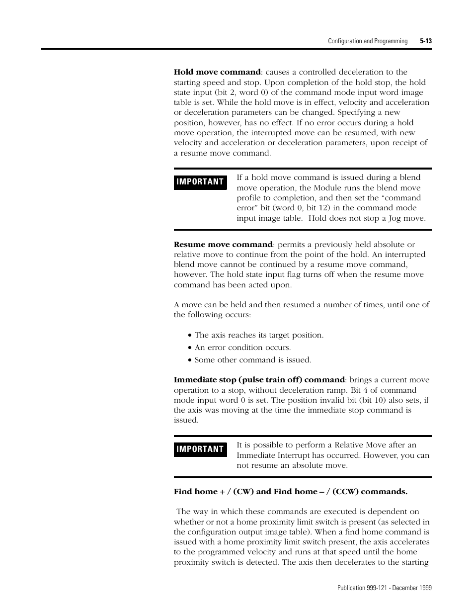 Rockwell Automation 1746-HSTP1 Stepper Controller Module/ User Manual User Manual | Page 48 / 82