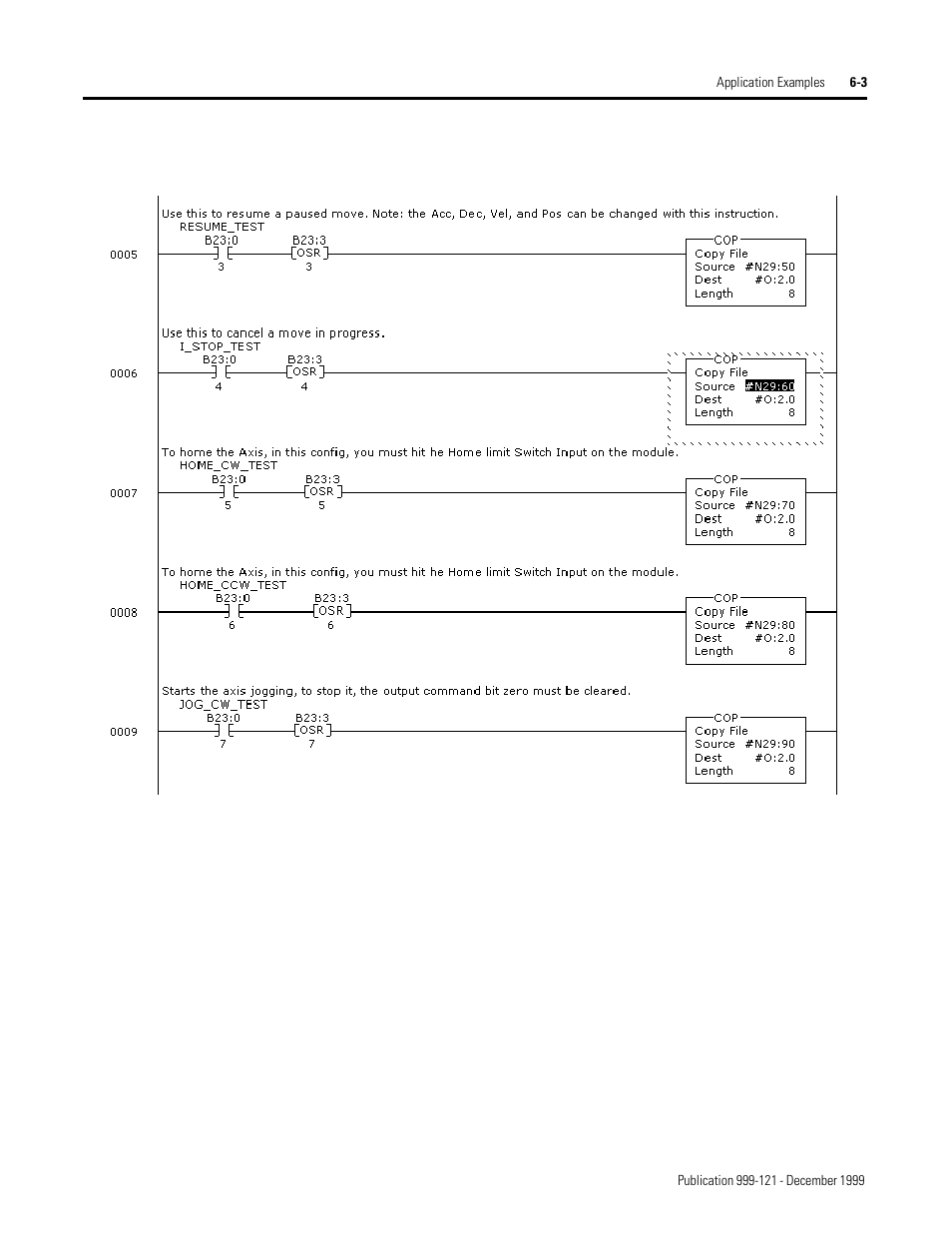 Rockwell Automation 1746-HSTP1 Stepper Controller Module/ User Manual User Manual | Page 66 / 82
