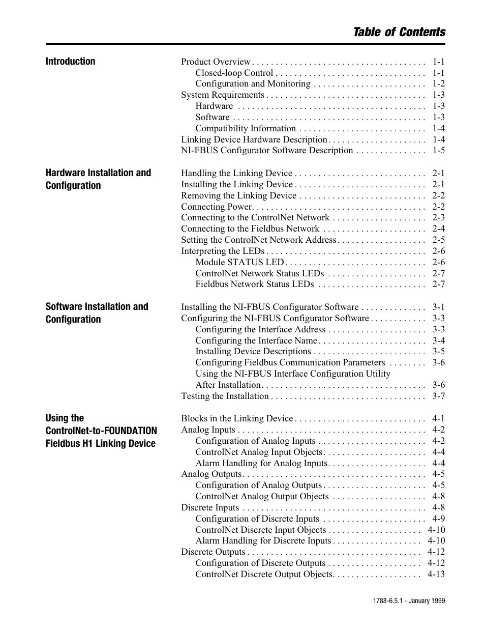 Rockwell Automation 1788-CN2FF ControlNet-to-FOUNDATION Fieldbus H1 Linking Device User Manual User Manual | Page 3 / 56