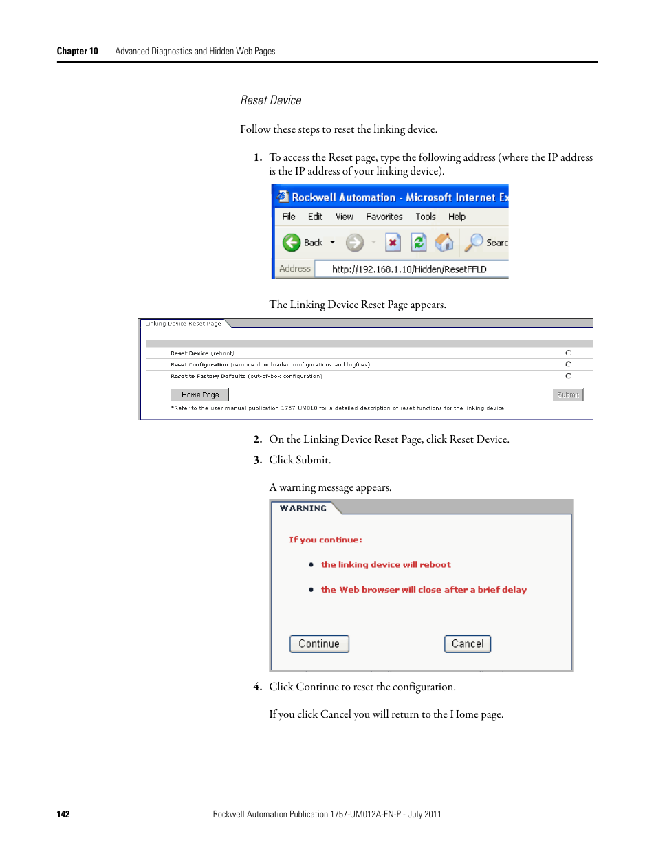 Rockwell Automation 1757-FFLDC4 FOUNDATION Fieldbus System User Manual User Manual | Page 142 / 184