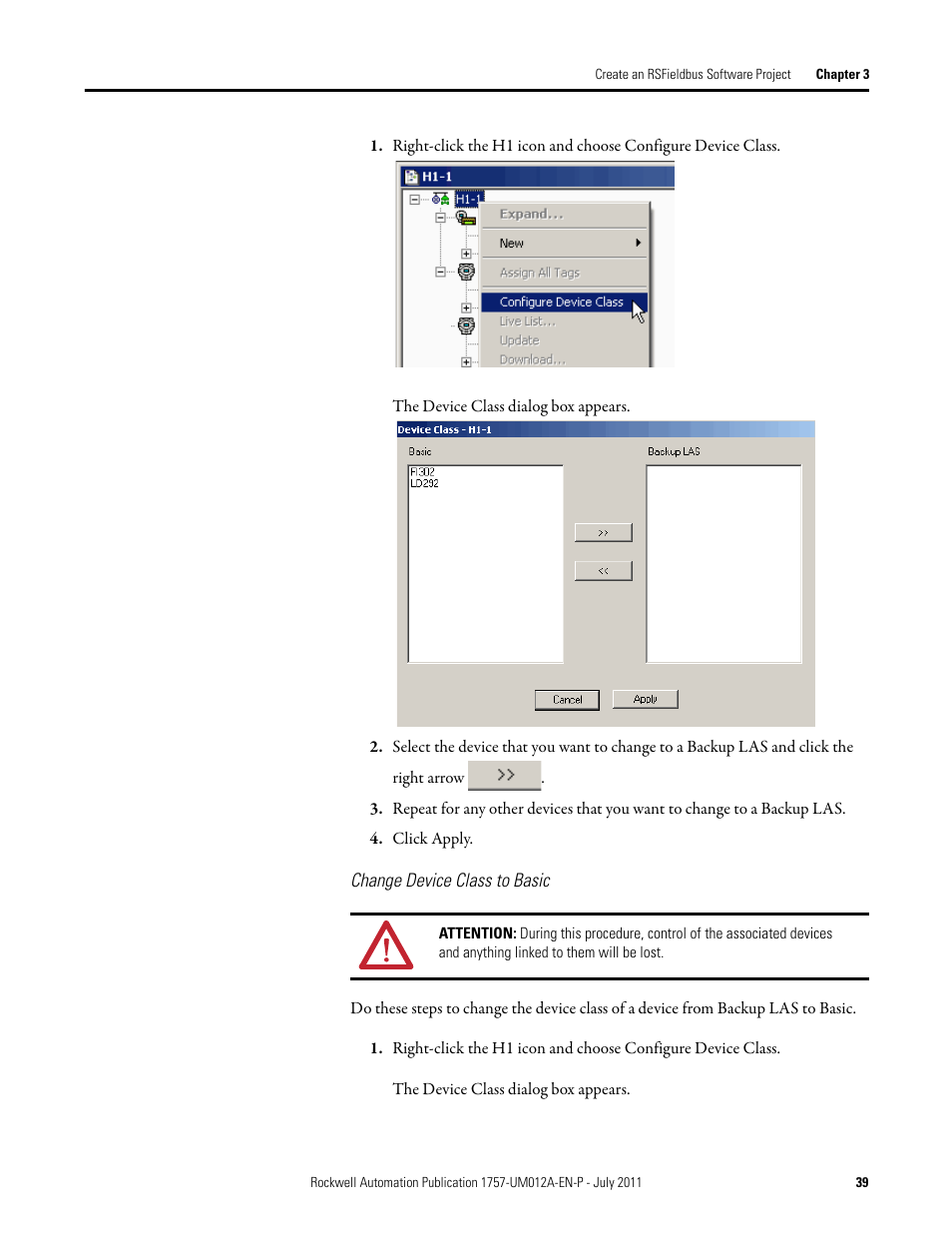 Rockwell Automation 1757-FFLDC4 FOUNDATION Fieldbus System User Manual User Manual | Page 39 / 184