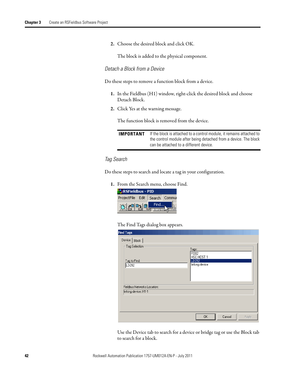 Rockwell Automation 1757-FFLDC4 FOUNDATION Fieldbus System User Manual User Manual | Page 42 / 184