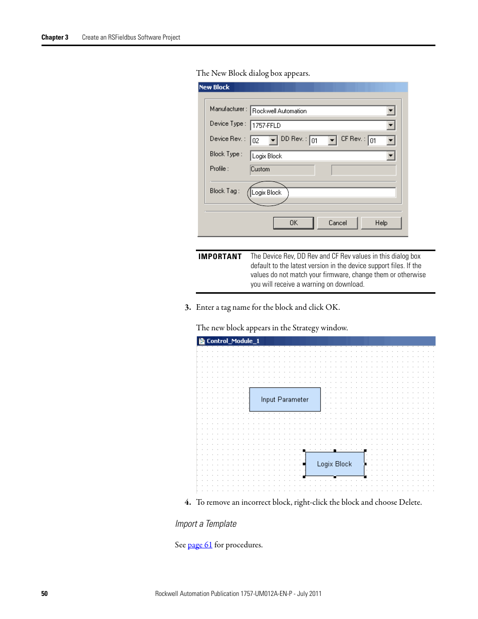 Rockwell Automation 1757-FFLDC4 FOUNDATION Fieldbus System User Manual User Manual | Page 50 / 184