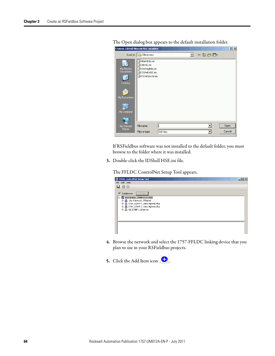 Rockwell Automation 1757-FFLDC4 FOUNDATION Fieldbus System User Manual User Manual | Page 64 / 184