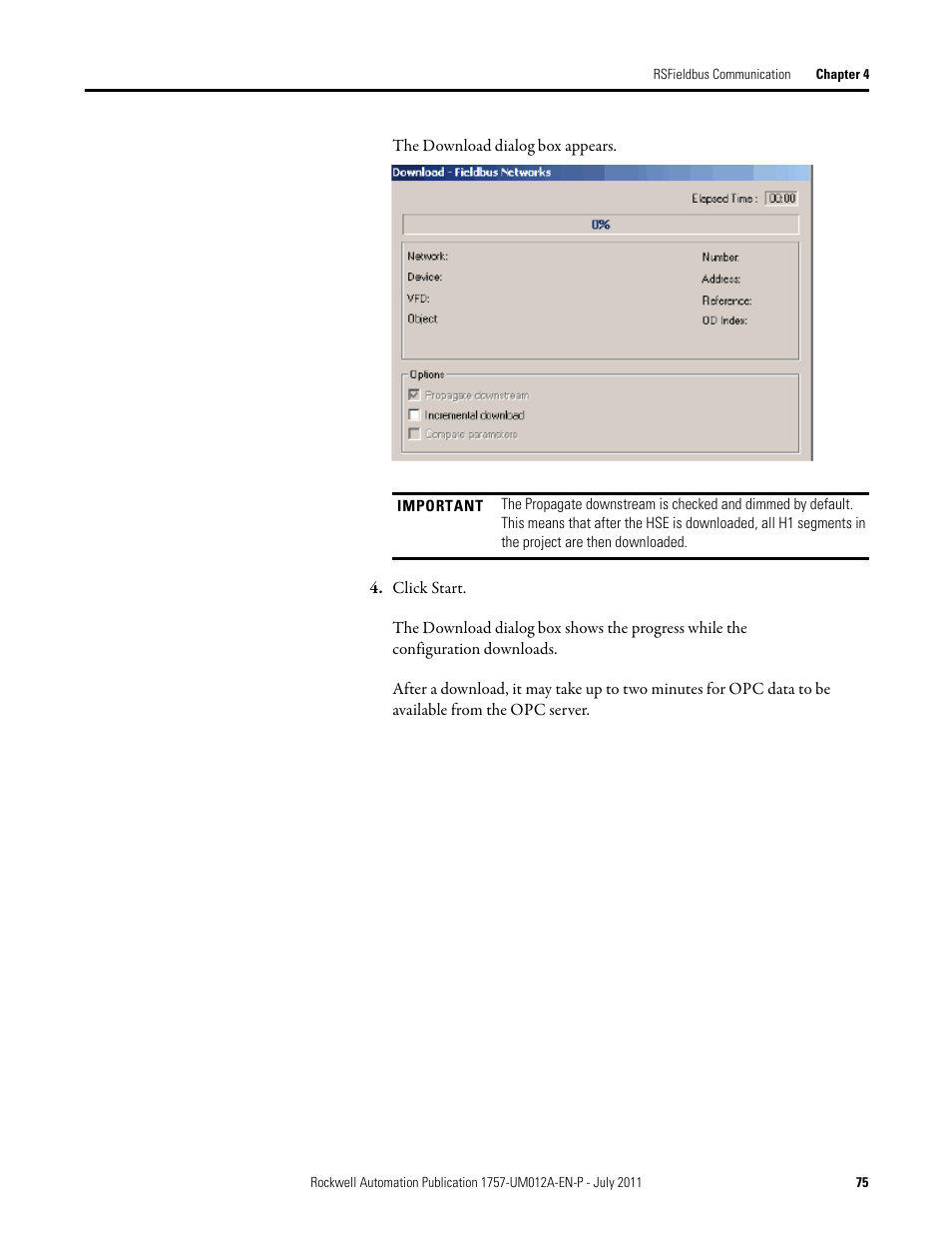 Rockwell Automation 1757-FFLDC4 FOUNDATION Fieldbus System User Manual User Manual | Page 75 / 184