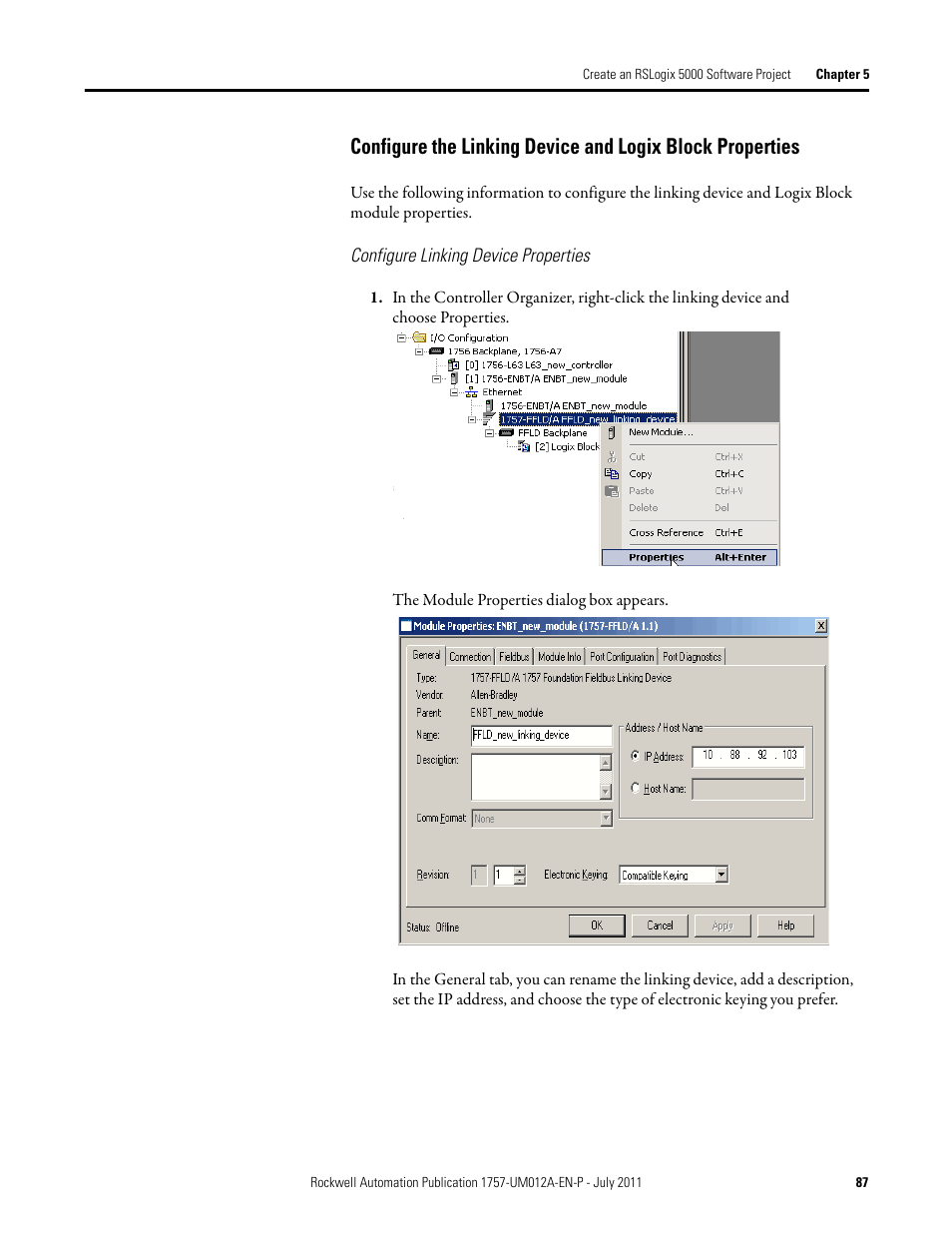 Rockwell Automation 1757-FFLDC4 FOUNDATION Fieldbus System User Manual User Manual | Page 87 / 184