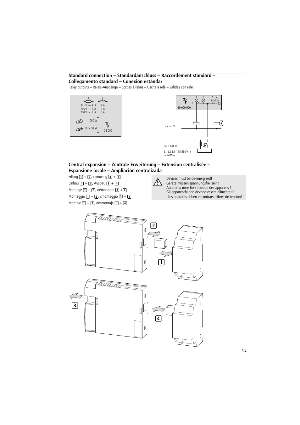 Rockwell Automation 1760-OW2 Pico Expansion Module Instruction Sheet User Manual | Page 3 / 4