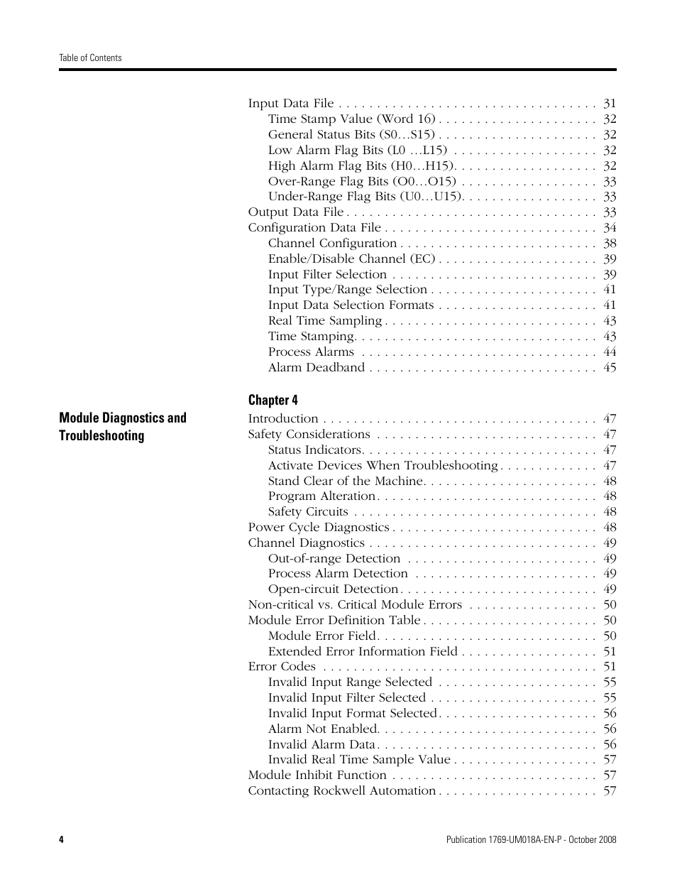 Rockwell Automation 1769-IF16V Compact High Density Analog Input Modules User Manual | Page 4 / 84