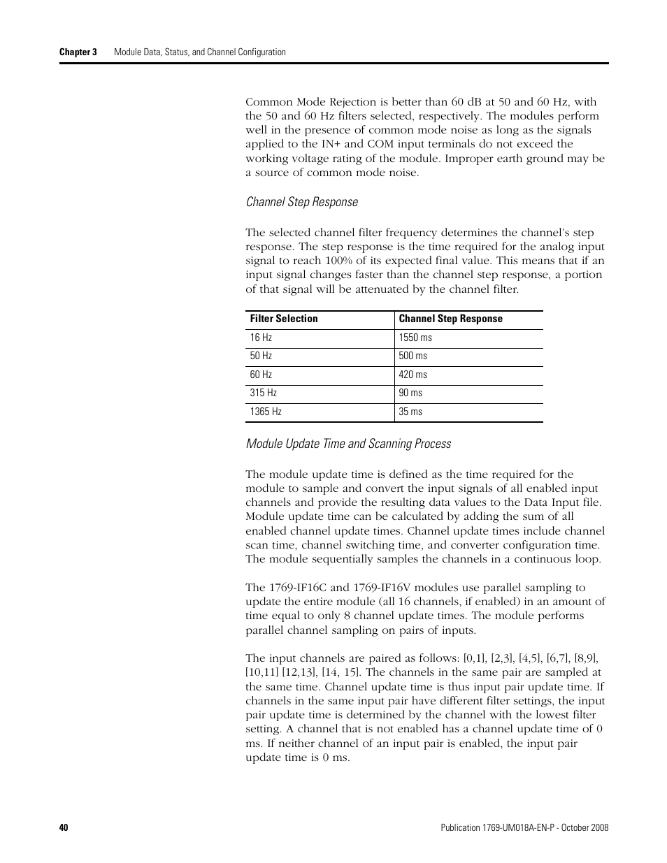 Rockwell Automation 1769-IF16V Compact High Density Analog Input Modules User Manual | Page 40 / 84
