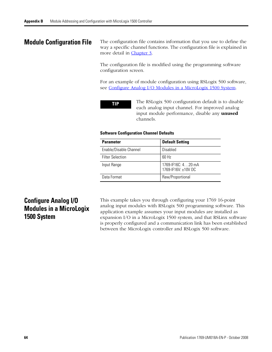 Module configuration file | Rockwell Automation 1769-IF16V Compact High Density Analog Input Modules User Manual | Page 64 / 84