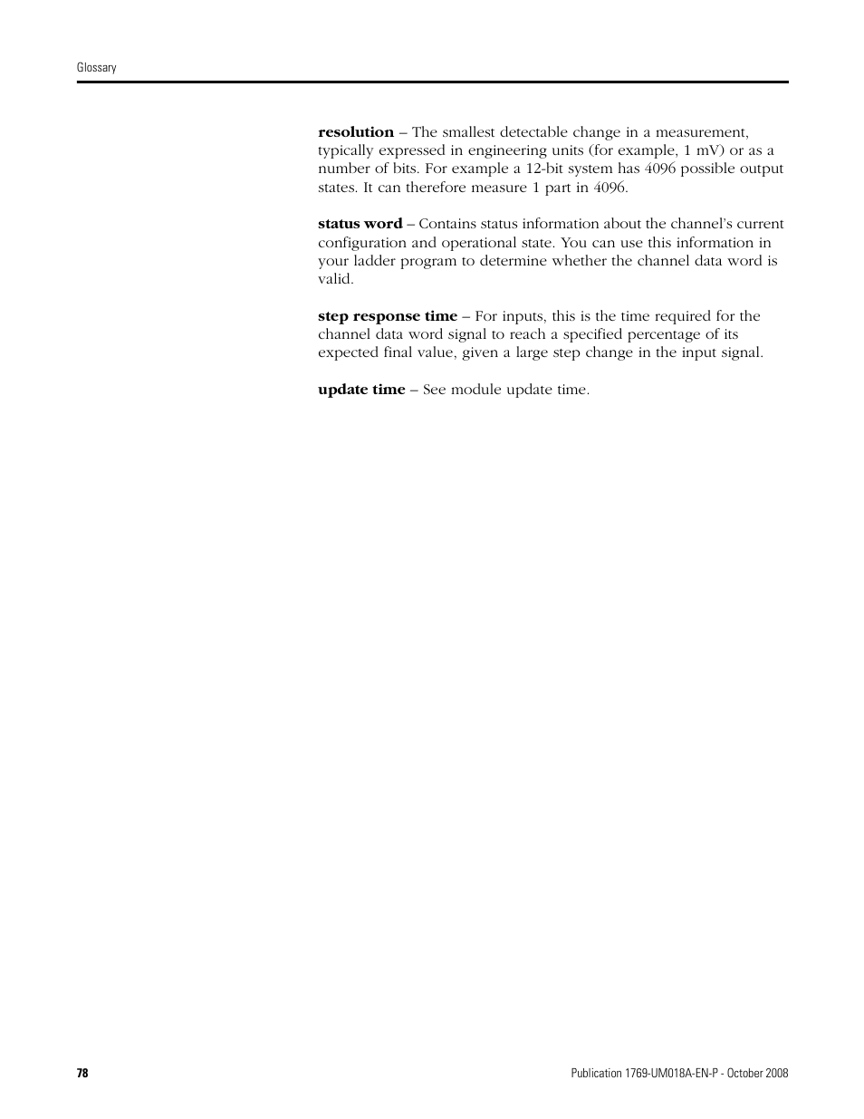 Rockwell Automation 1769-IF16V Compact High Density Analog Input Modules User Manual | Page 78 / 84