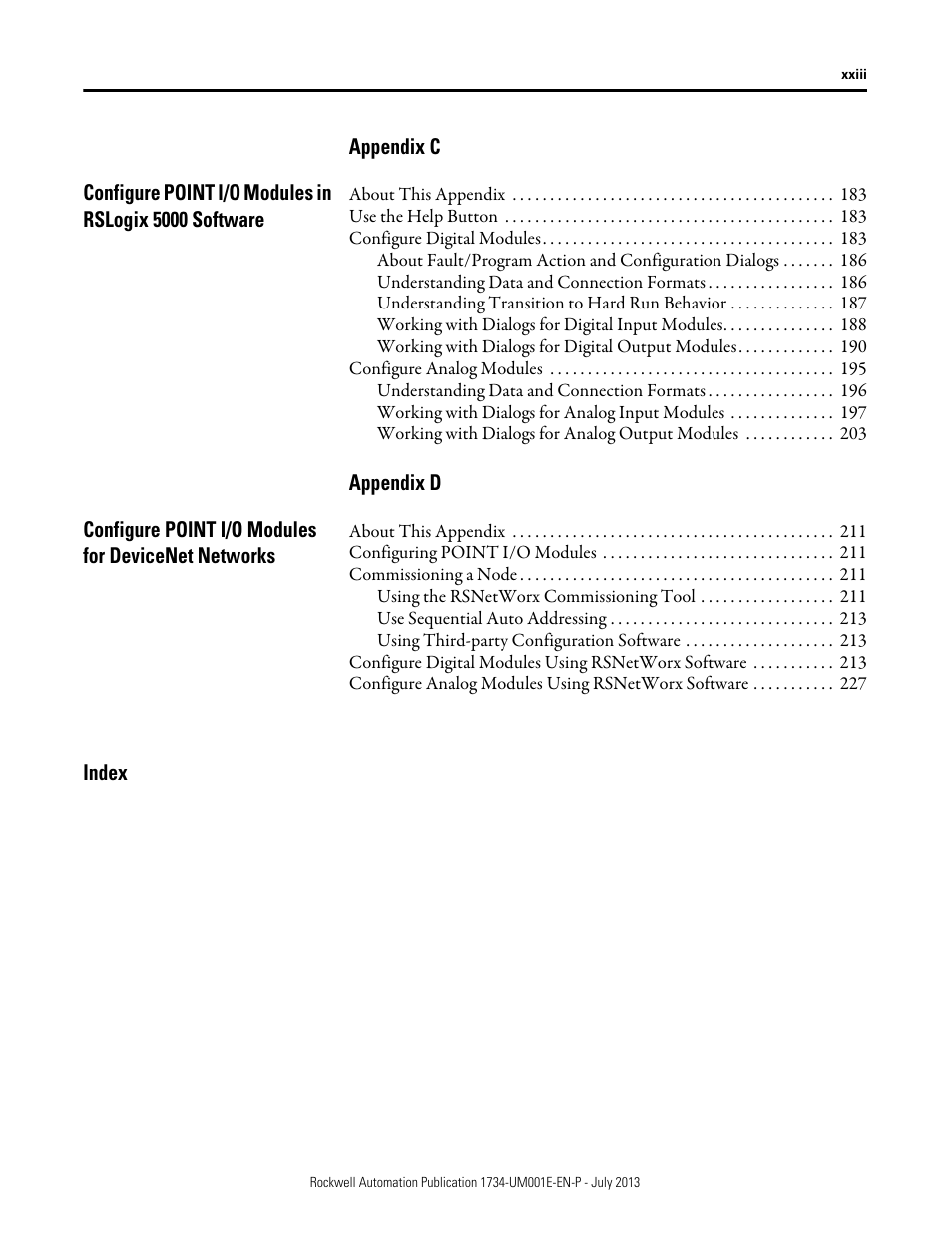 Rockwell Automation 1734-XXXX POINT I/O Digital and Analog Modules and POINTBlock I/O Modules User Manual | Page 15 / 221