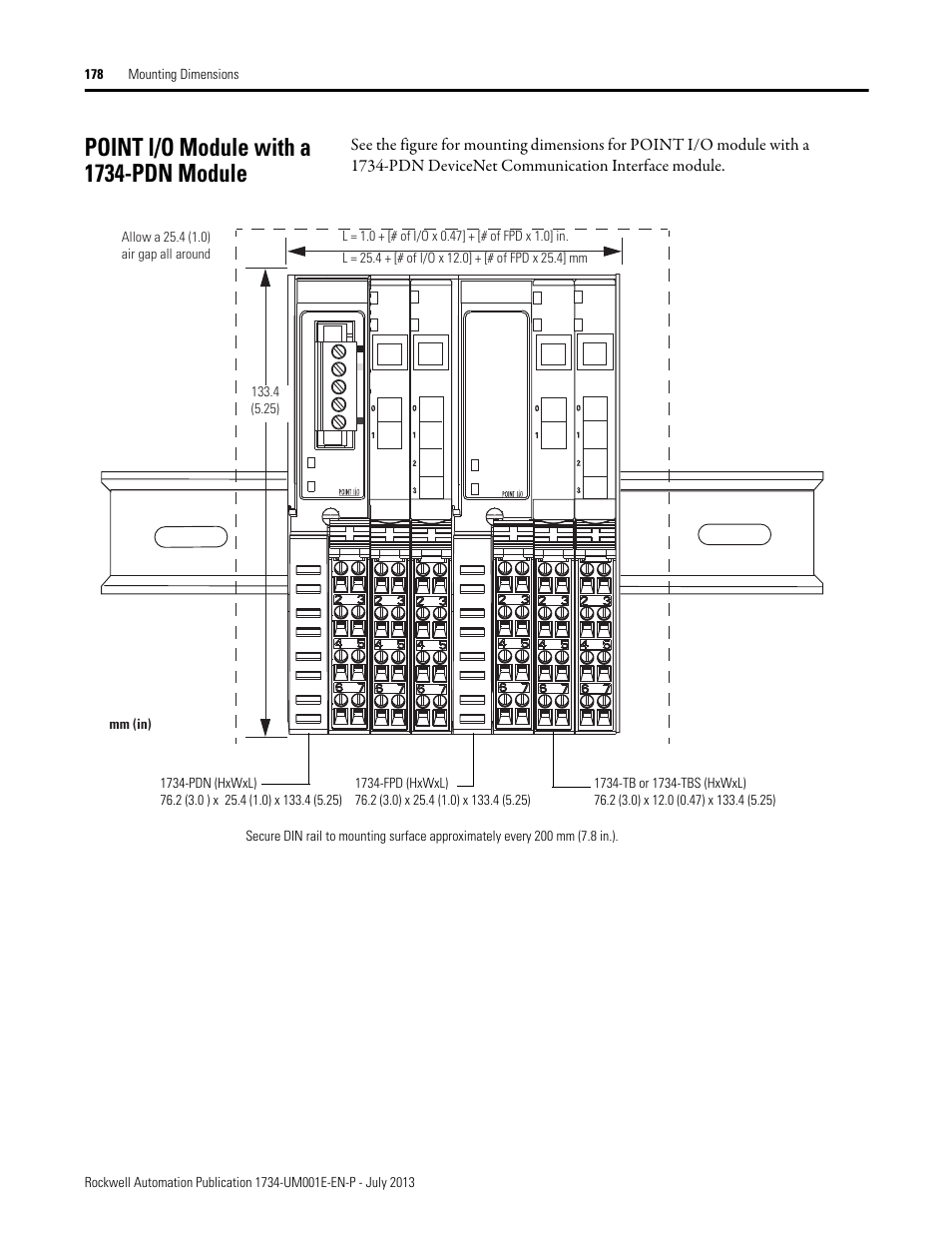 Point i/o module with a 1734-pdn module | Rockwell Automation 1734-XXXX POINT I/O Digital and Analog Modules and POINTBlock I/O Modules User Manual | Page 170 / 221