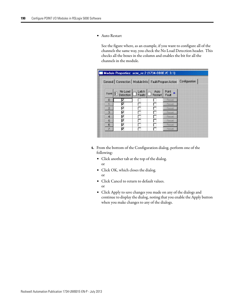Rockwell Automation 1734-XXXX POINT I/O Digital and Analog Modules and POINTBlock I/O Modules User Manual | Page 182 / 221
