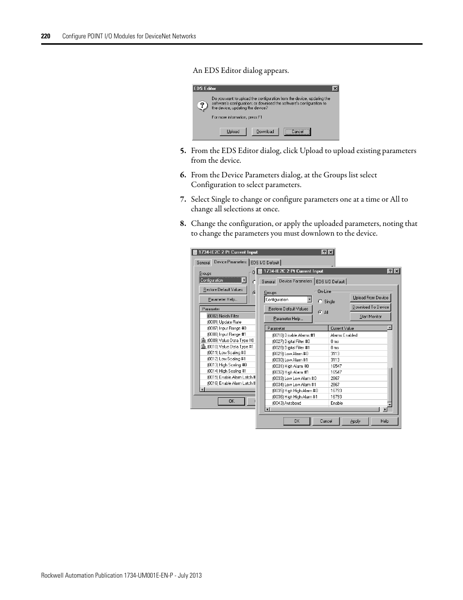 Rockwell Automation 1734-XXXX POINT I/O Digital and Analog Modules and POINTBlock I/O Modules User Manual | Page 212 / 221