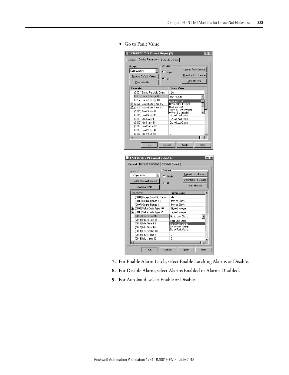 Rockwell Automation 1734-XXXX POINT I/O Digital and Analog Modules and POINTBlock I/O Modules User Manual | Page 215 / 221