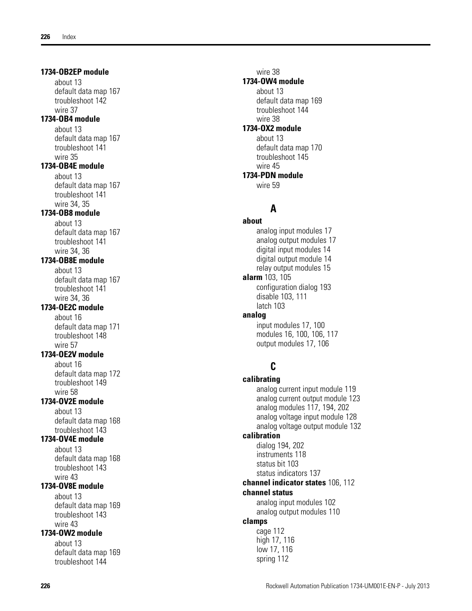 Rockwell Automation 1734-XXXX POINT I/O Digital and Analog Modules and POINTBlock I/O Modules User Manual | Page 218 / 221