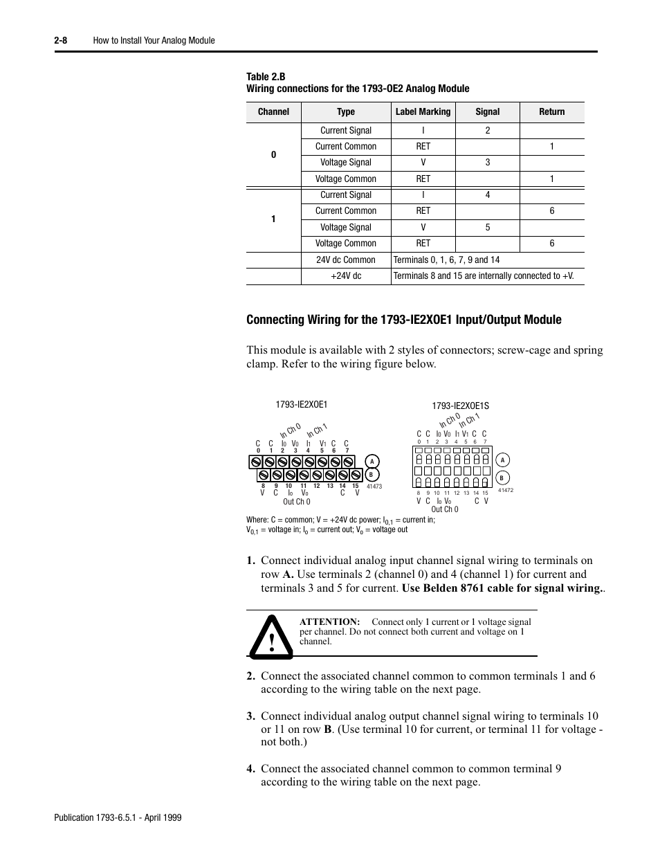 Rockwell Automation 1793-OE2S FLEX INTEGRA ANALOG MOD User Manual | Page 20 / 75
