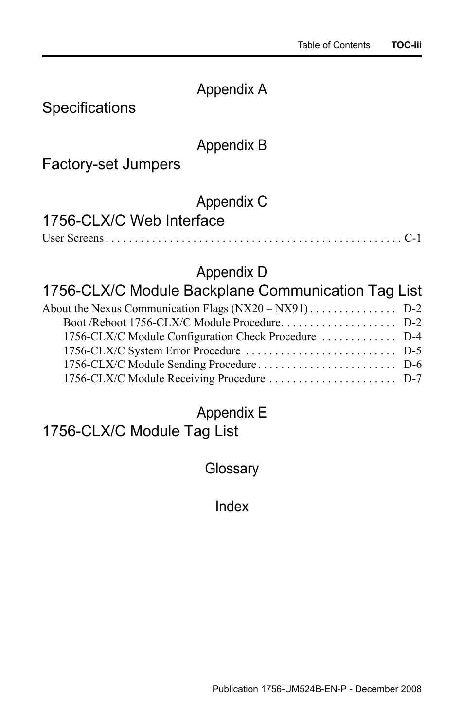 Rockwell Automation 1756-NEX Nexus Module  User Manual | Page 11 / 98