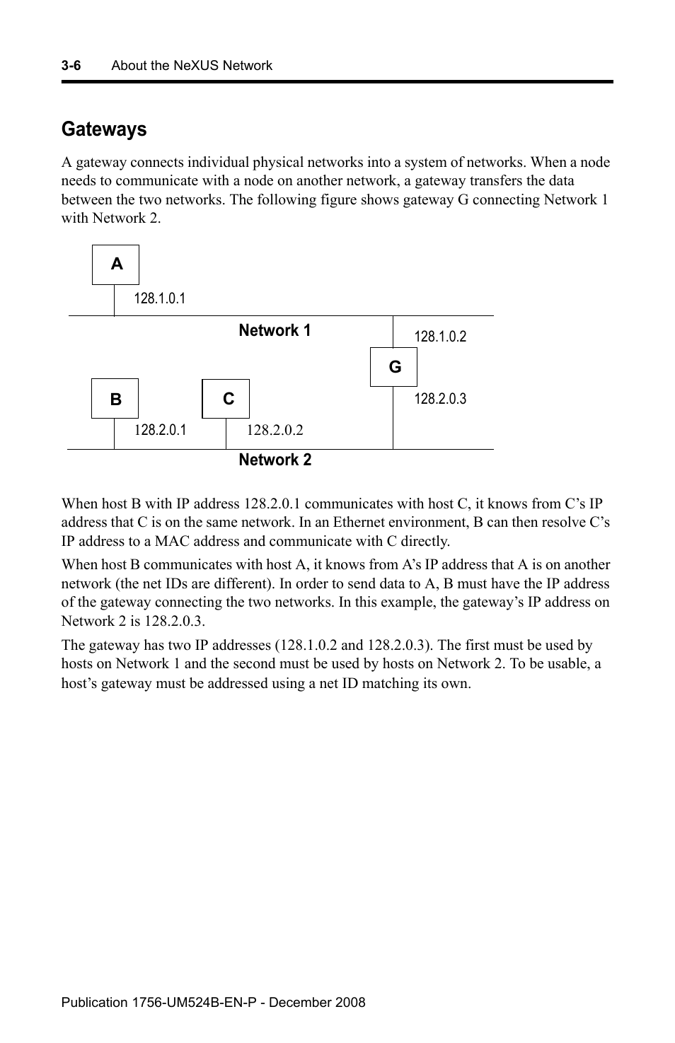 Gateways, Gateways -6 | Rockwell Automation 1756-NEX Nexus Module  User Manual | Page 32 / 98