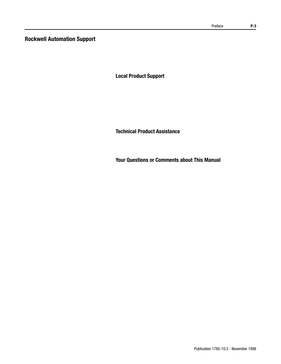 Rockwell automation support | Rockwell Automation 1785-Lx0E,D178510.5 QUICK START ETHERNET PLC-9 User Manual | Page 5 / 29